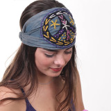 Cotton Stonewash Peace Headband
