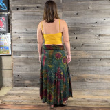 EARTH SONG DRESS OR SKIRT Flat Rayon Mudmee Tie Dye Smocking Tube Top Tiered Long Dress/ Maxi Skirt