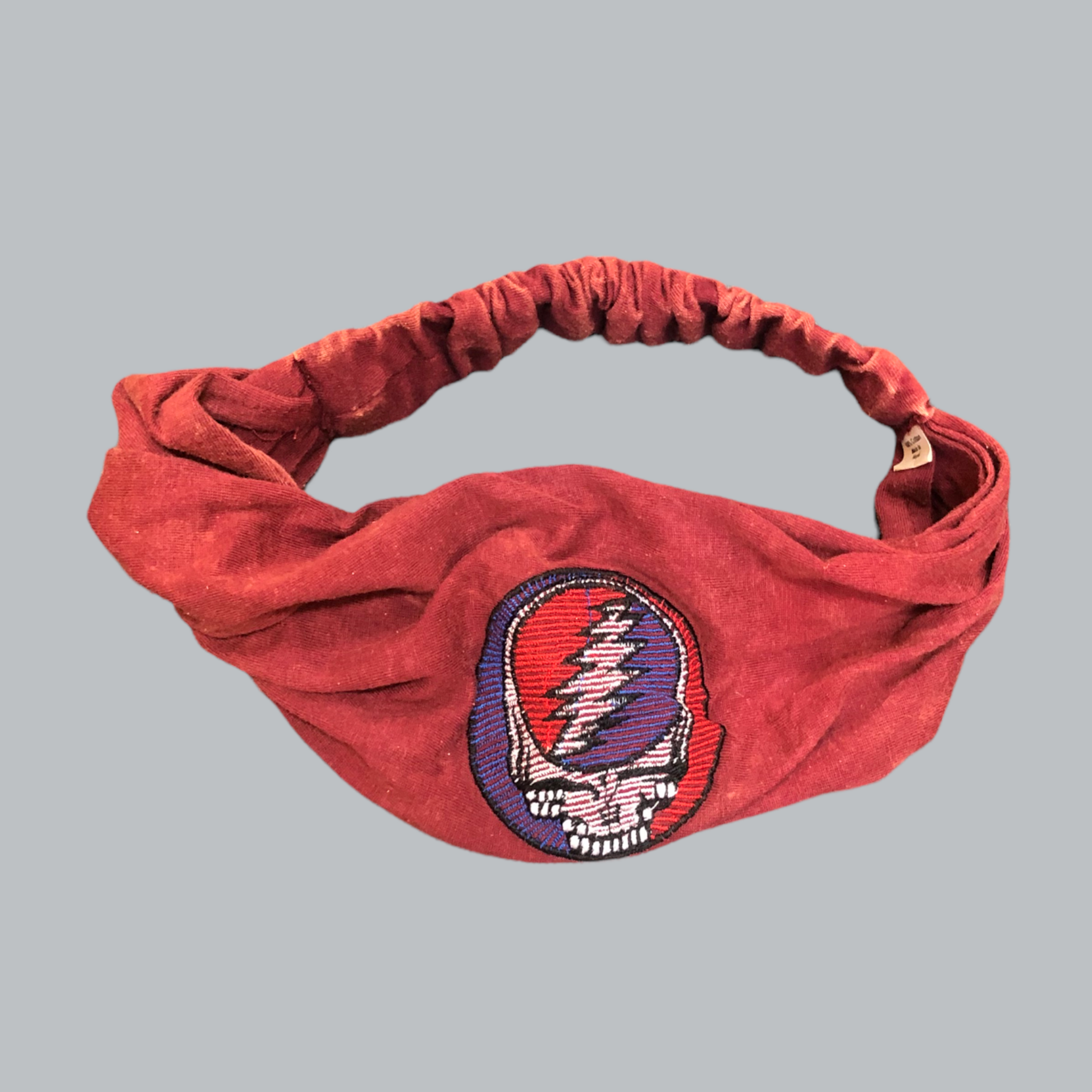 Grateful Dead Cotton Stonewash Headband With SYF Embroidery - Sold Singly