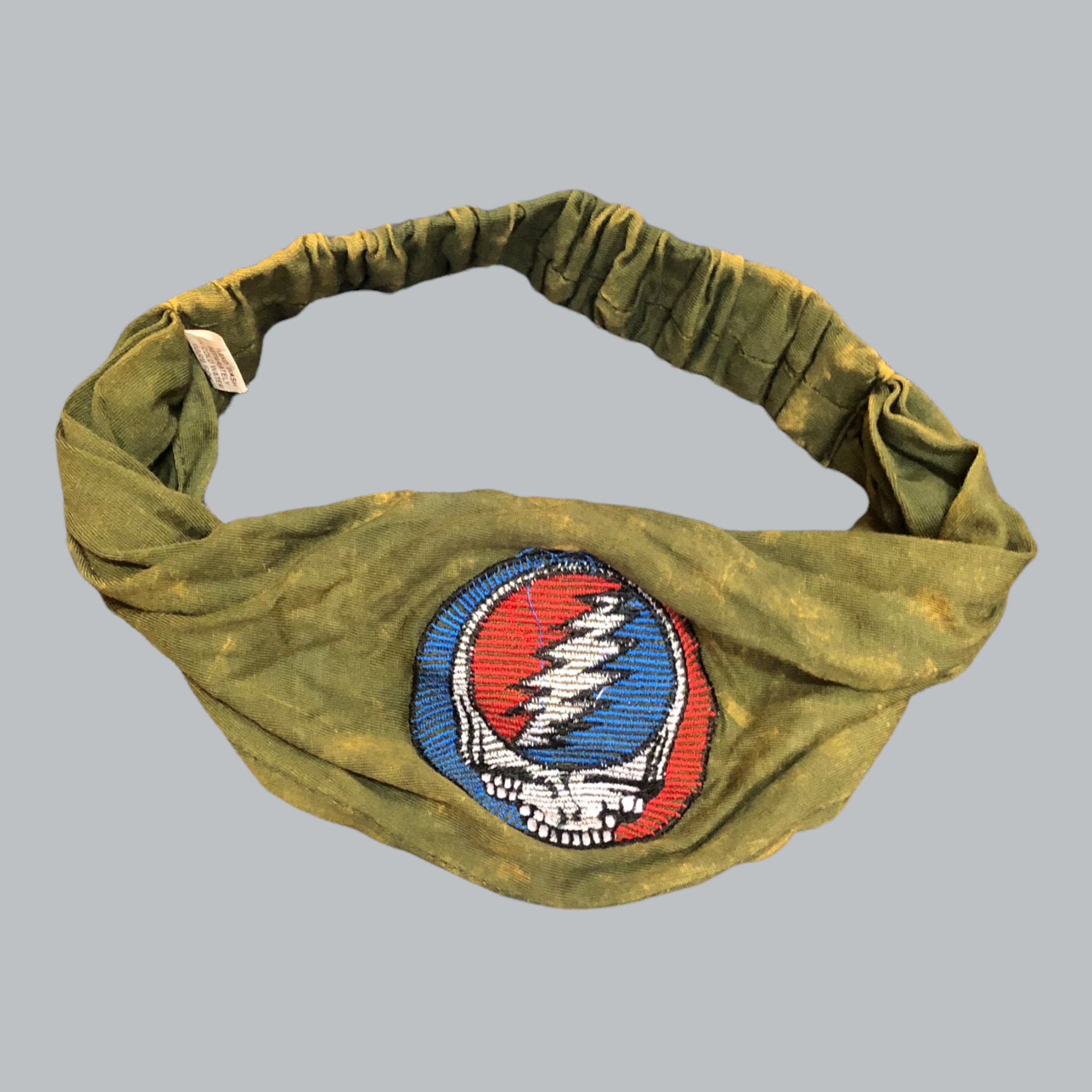 Grateful Dead Cotton Stonewash Headband With SYF Embroidery