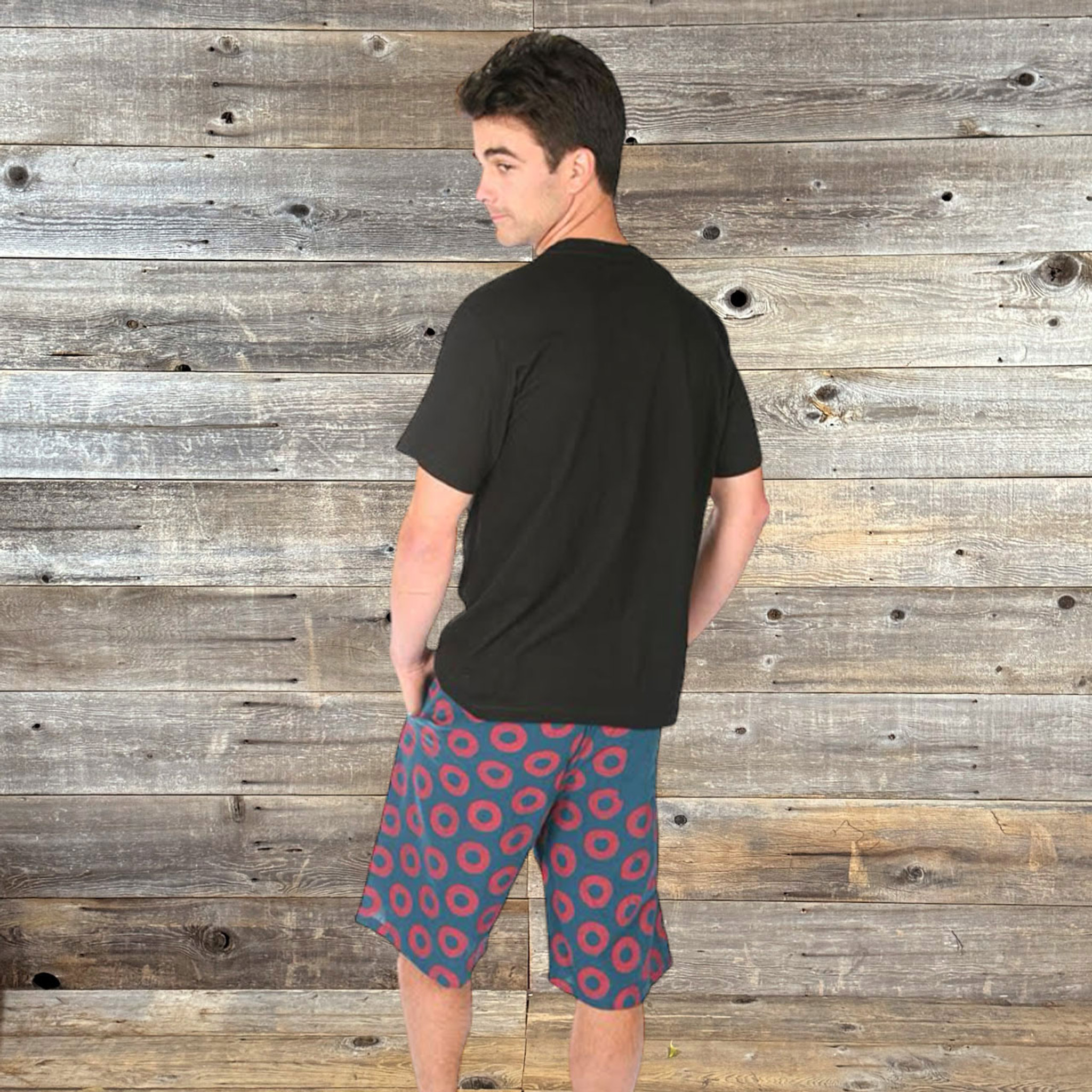 FISHMAN SHORTS Cotton Men's Phish Donut Print Cargo Shorts