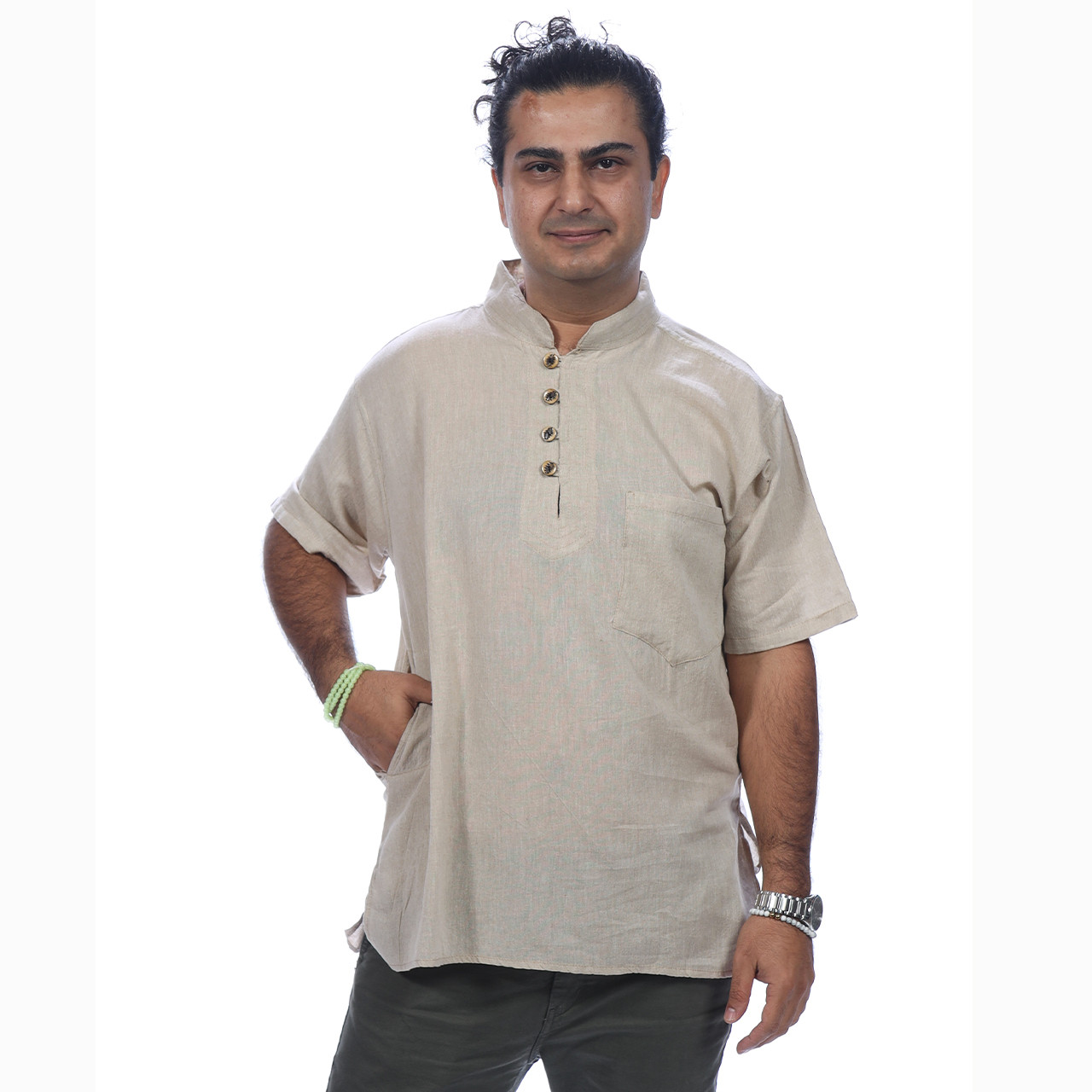 PARAM SHIRT Cotton Khadar Men's No 