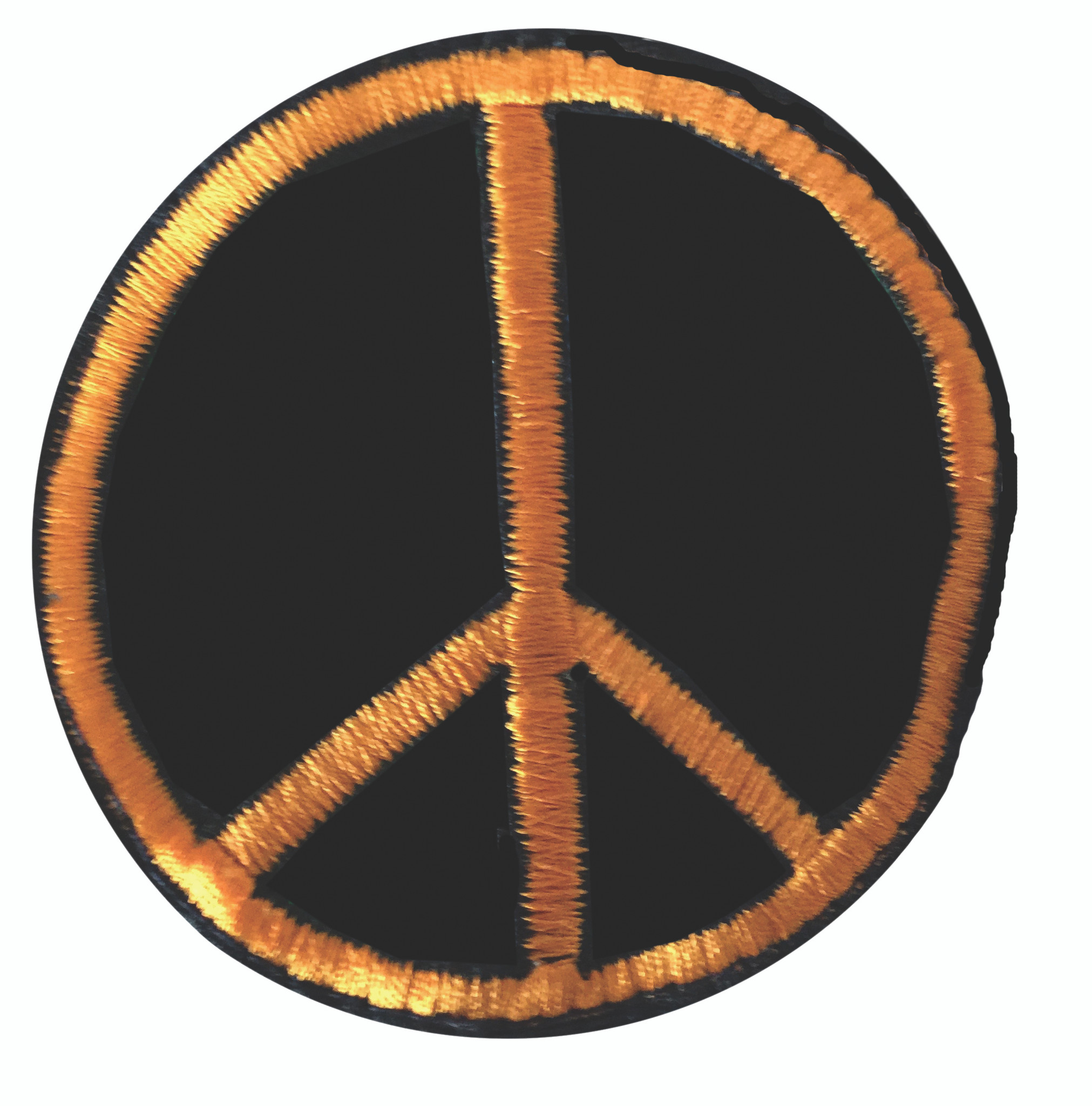 Peace Sign Embroidered Small Patch 3 x 3