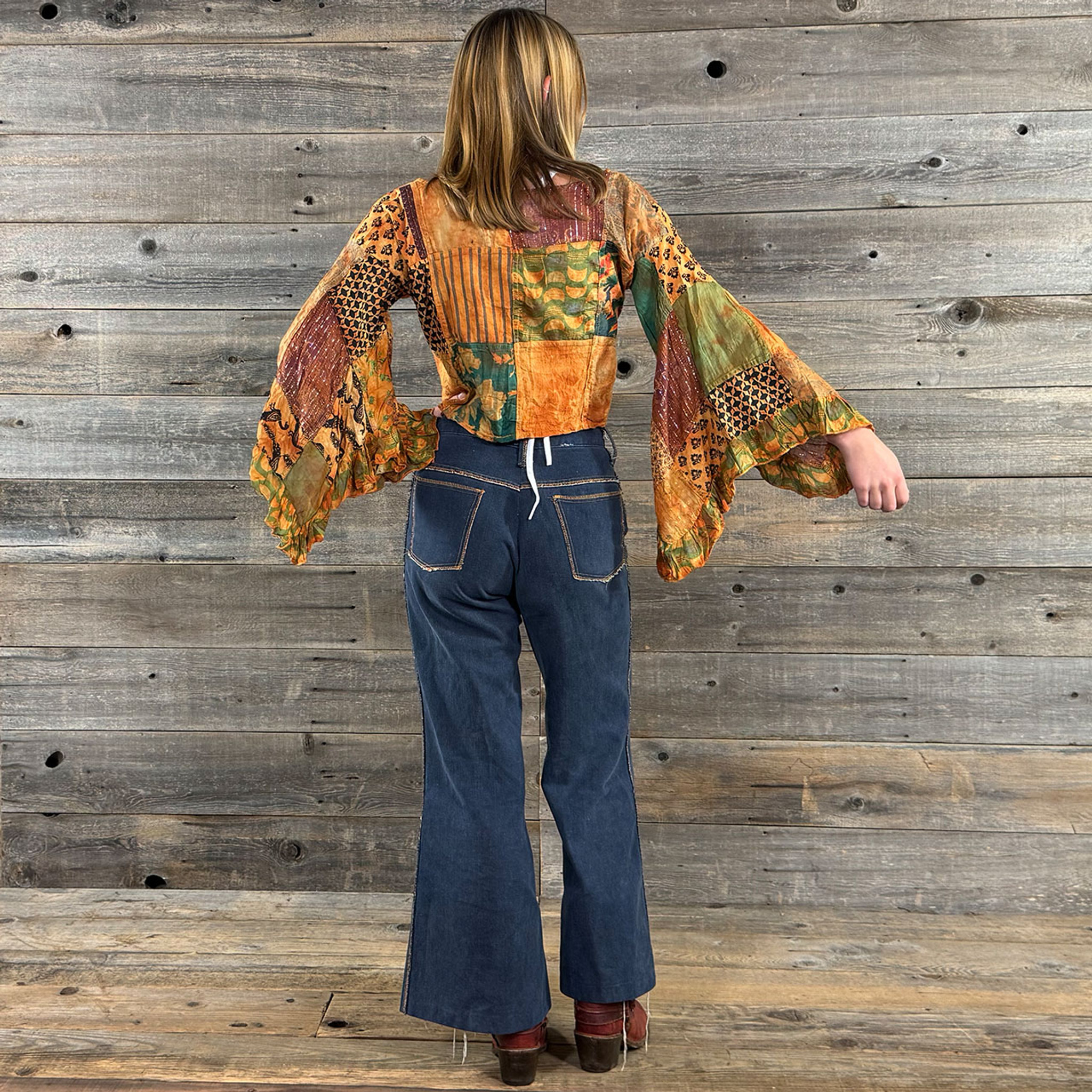 Folk Vintage Flared Pants Plus Size – Elevate Swag