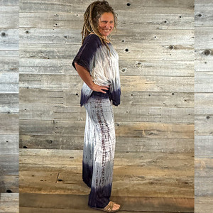 MISTY MORNING PANTS Rayon Spandex Tie Dye Palazzo Pants