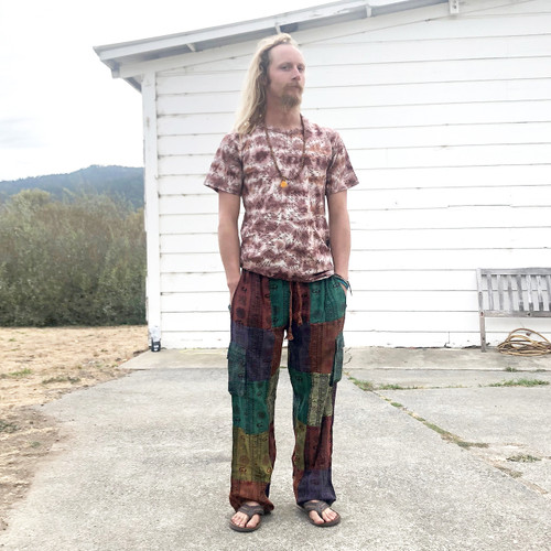 William Cotton Stonewash Patchwork Cargo Pants William Cotton Stonewash Patchwork Cargo Pants