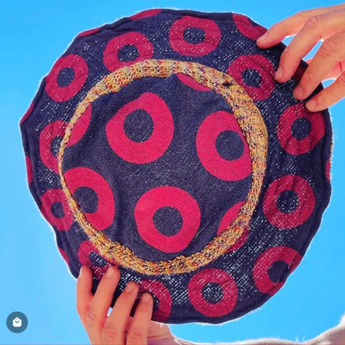 Phish Donut Print Hemp and Cotton Hat