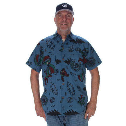 SHAKEDOWN SHIRT Multi GD Print Button Up Shirt