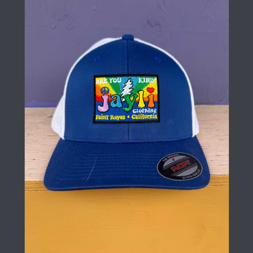 JAYLI FLEXIT HAT Cotton & Mesh Flexfit Hat w/ Custom JAYLI Clothing Embroidery