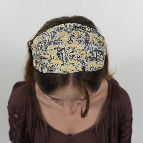PAISLEY SWIRL HEADBAND Cotton Paisley Print Headband