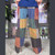 WILLIAM PANTS Cotton Stonewash Patchwork Pants