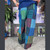 WILLIAM PANTS Cotton Stonewash Patchwork Pants