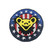 GRATEFUL DEAD BEAR w/ STARS & STRIPES Embroidered Patch (6inches)