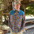 Cotton SILLY SIMON THE FUN GUY SHIRT Men's Retro Mushroom Print Long Sleeve Button Up Shirt
