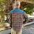 Cotton SILLY SIMON THE FUN GUY SHIRT Men's Retro Mushroom Print Long Sleeve Button Up Shirt