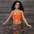 WHAT A CINCH TOP Rayon Spandex Adjustable Strap Double Cinch Bralette