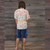 ONE WAY OR ANOTHER BUTTON UP Grateful Dead Cotton Rainbow Multi Grateful Dead Print Button Up Short Sleeve Shirt