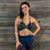 BAE BRALETTE Rayon Spandex Mudmee Tie Dye Front Peek- a - Boo Halter Bralette