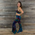 BAE BRALETTE Rayon Spandex Mudmee Tie Dye Front Peek- a - Boo Halter Bralette