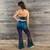 BAE BRALETTE Rayon Spandex Mudmee Tie Dye Front Peek- a - Boo Halter Bralette