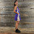 BIG RIVER DRESS Cotton Lycra Solid & Tie Dye Triple Bolt Tank Mini Dress w/ Side Pockets BIG RIVER DRESS Cotton Lycra Solid & Tie Dye Triple Bolt Tank Mini Dress w/ Side Pockets