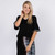 ARIA TOP-PLUS SIZE Viscose Bell Half Sleeve Top With Lace Detail