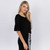 ARIA TOP-PLUS SIZE Viscose Bell Half Sleeve Top With Lace Detail