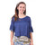 ARIA TOP-PLUS SIZE Viscose Bell Half Sleeve Top With Lace Detail