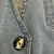 EST. 1965 VEST Stretch Denim Button Up Vest w/ Grateful Dead Steal Your Face & Roses Embroidery