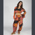 SUMMER SERENADE TOP Rayon Patchwork Tie Dye 3/4 Sleeve Crop Top Flowy Sleeve