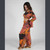 SUMMER SERENADE TOP Rayon Patchwork Tie Dye 3/4 Sleeve Crop Top Flowy Sleeve