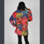 CARAVAN DREAMS JACKET Cotton Indian Print Patchwork Oversized Jacket Button Up w/ Pockets