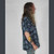 ENDLESS TOUR SHIRT Cotton Shining Wash Patchwork Button Up Collar Short Sleeve Shirt Solid w/ Bolt Buttons & Chest Pocket