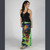 PSYCHEDELIC JOURNEY MAXI SKIRT Cotton Psychedelic Grateful Dead Print Maxi Skirt w/ Bobbing Back