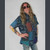 STAGGER LEE SHIRT Cotton Shining Wash Patchwork Grateful Dead Print Collar Short Sleeve Shirt