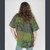 STAGGER LEE SHIRT Cotton Shining Wash Patchwork Grateful Dead Print Collar Short Sleeve Shirt