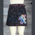 VIOLA LEE MINI SKIRT Stonewashed Cotton Lycra Razor Cut Skirt With Attached Pocket w/Grateful Dead Bear Print & Rainbow Bear Embroidery VIOLA LEE MINI SKIRT Stonewashed Cotton Lycra Razor Cut Skirt With Attached Pocket w/Grateful Dead Bear Print & Rainbow Bear Embroidery
