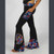MUST HAVE BEEN THE ROSES PANTS Cotton Lycra Multi Grateful Dead Steal Your Face, Rose Print, Solid & Applique' Booty Pants