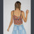 JUNA TOP Cotton Hand Crocheted Crop Top w/ Tie Straps