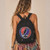 IN THE DARK BACKPACK Cotton Multi Pocket Backback w/ Grateful Dead Sequin Applique'