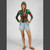 TIDE IS HIGH TOP Rayon Spandex Tie Dye Side Cinch Long Fitted Hooded Sweatshirt