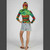 TIDE IS HIGH TOP Rayon Spandex Tie Dye Side Cinch Long Fitted Hooded Sweatshirt