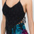 BONNIE COVER UP Crochet Chest Cover Up w/ Fringe Cotton Lining