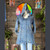 STAR FINDER HOODIE Cotton Fleece Stonewash Long Sleeve Pullover Long Hoodie w/ Hand Stitching Detail & Pockets