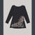 SCARLET SHIRT Cotton Spandex Long Sleeve Long top Multi Grateful Dead Steal Your Face Flower Print