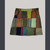 GROOVE OUT MINI SKIRT Cotton Outter Stitch Patchwork Mini Skirt w/ Pockets