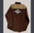 JOHNNY B SHIRT 2 Tone Corduroy Button Up Long Sleeve Shirt w/  Grateful Dead Bolt Cut Out & Steal Your Face Embroidery & Bolt Buttons