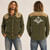 JOHNNY B SHIRT 2 Tone Corduroy Button Up Long Sleeve Shirt w/  Grateful Dead Bolt Cut Out & Steal Your Face Embroidery & Bolt Buttons
