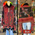 Grateful Dead Bear Pashmina – Cashmere Shawl with Faux Fur, Embroidery & Hand Stitching