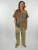 JASPER SHIRT Nepali Striped Patchwork Over dyed Cotton Button-Up Men's HippieShirt